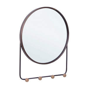 Set 2 Specchi Acciaio Trasparente Industriale da Parete - COLLINS