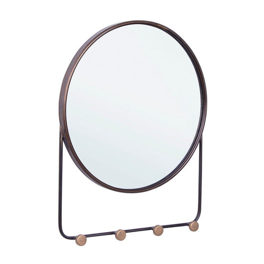 Set 2 Specchi Acciaio Trasparente Industriale da Parete - COLLINS