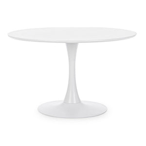 Tavolo Legno Nero Moderno da Interno 120 cm - CLEO Colore: Bianco