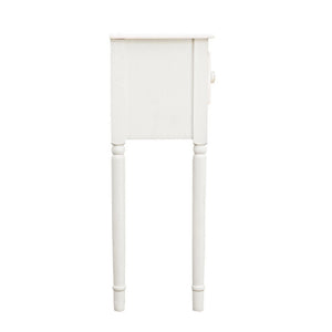 Set 2 Porta Lampada Legno Bianco Rustico da Interno - CLARA