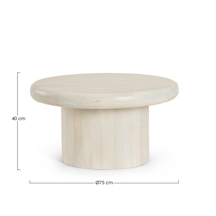 Tavolino Legno Marrone Moderno da Interno 75 cm - CELESTIAL