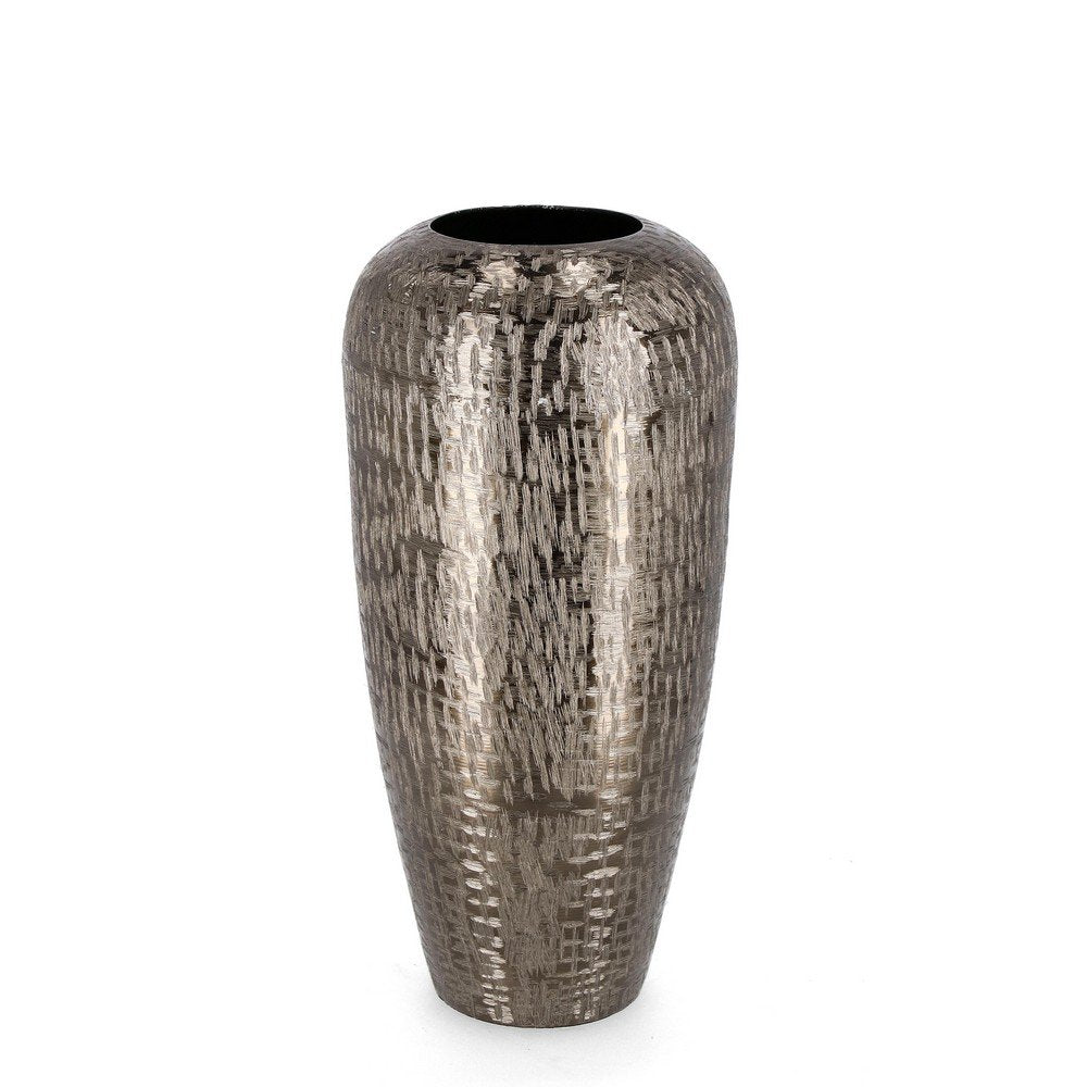 Porta Vaso Metallo Nero Industriale H39,6 cm - BROOKS Colore: Nero