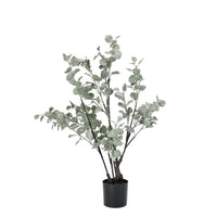 Set 2 Piante Finte in Plastica Verde da Interno H110 cm - EUCALIPTO Dimensione: H82, Colore: Verde