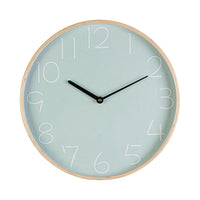 Orologio da Parete Legno Tortora Moderno 30 cm - BRILLO Colore: Verde