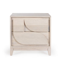 Comodino Legno Marrone Moderno da Interno - BRIELLE