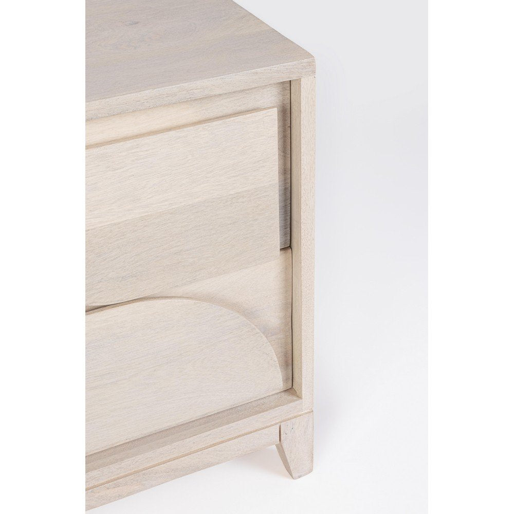 Comodino Legno Marrone Moderno da Interno - BRIELLE