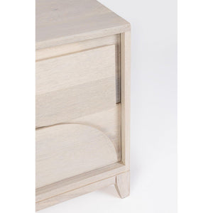 Comodino Legno Marrone Moderno da Interno - BRIELLE