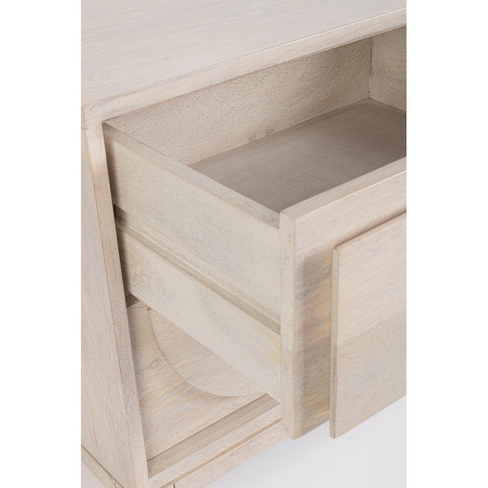 Comodino Legno Marrone Moderno da Interno - BRIELLE