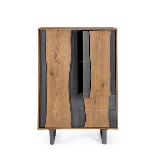 Mobile Alto Legno Naturale Industriale da Interno - BRAMBLE