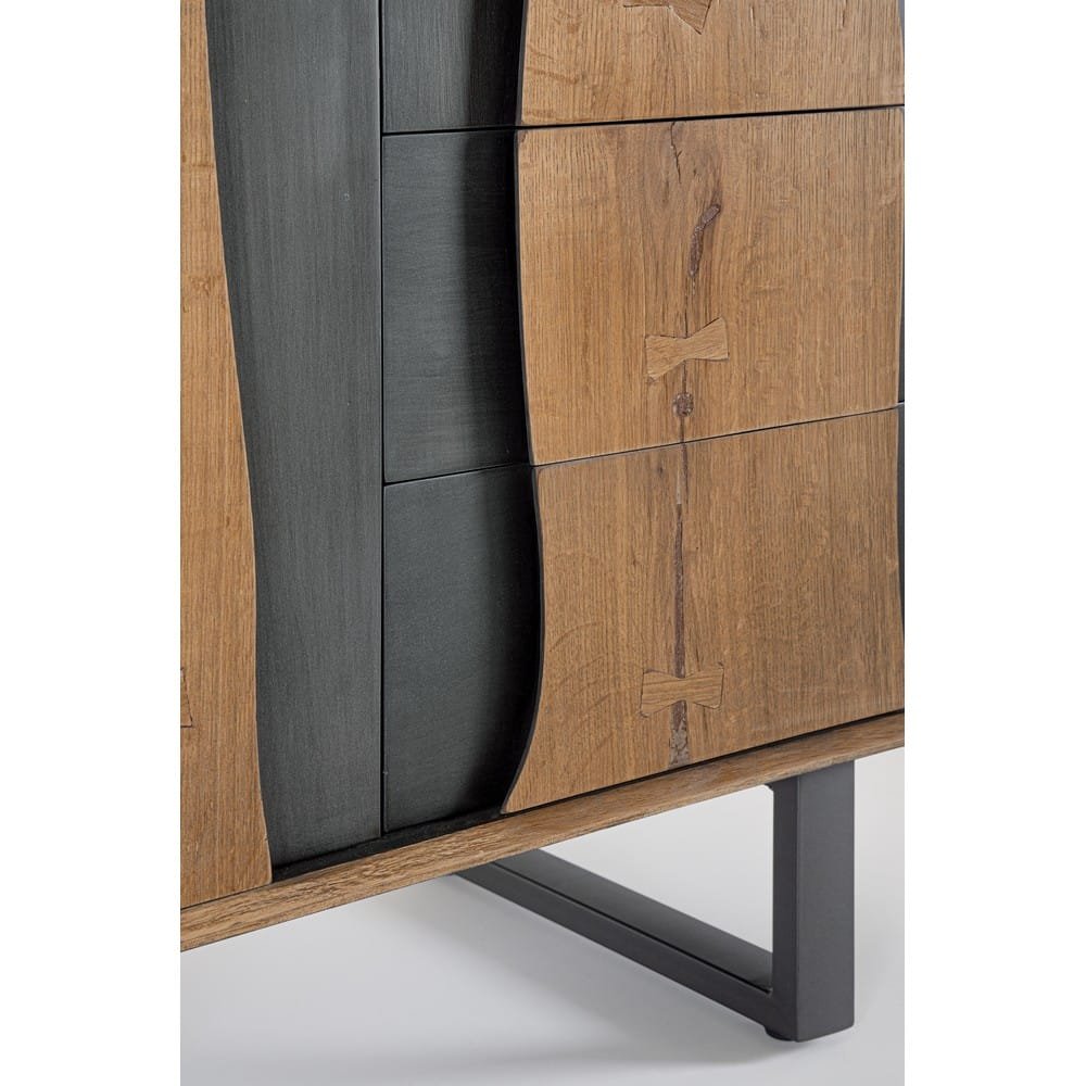 Mobile Alto Legno Naturale Industriale da Interno - BRAMBLE