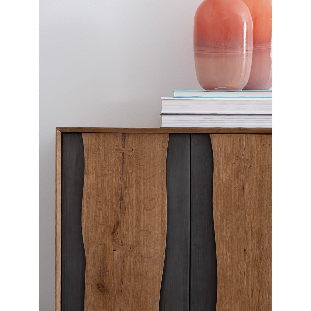 Mobile Alto Legno Naturale Industriale da Interno - BRAMBLE