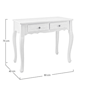 Consolle Legno Bianco Rustico da Interno - BLAINE