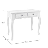 Consolle Legno Bianco Rustico da Interno - BLAINE