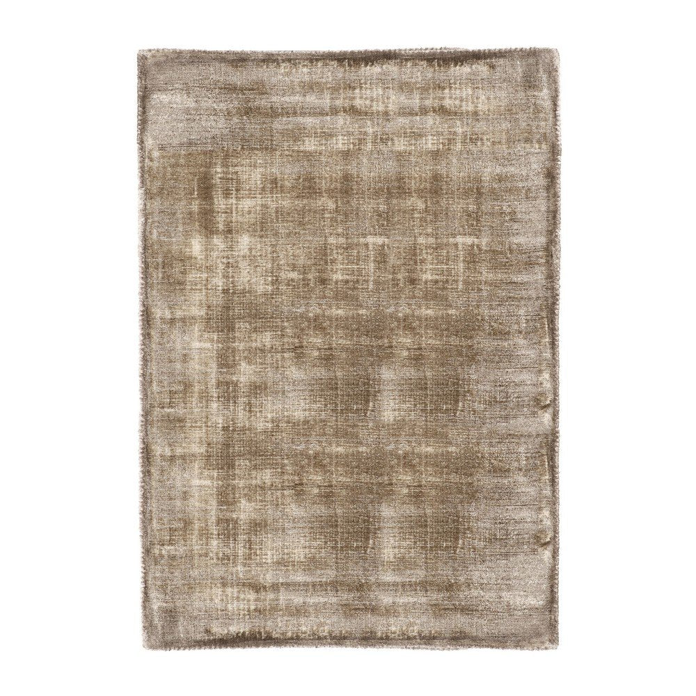 Tappeto in Viscosa Grigio Moderno da Interno 160x230 - BAILEY Colore: Marrone, Dimensione: 140x200