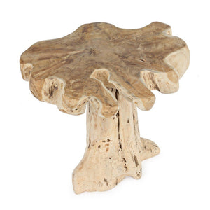 Tavolino in Radice di Teak Marrone Rustico da Interno - ATLAS
