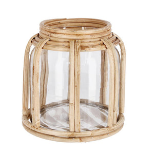 Vaso in Vetro Marrone Naturale Boho da Interno H11 cm - ASUKA