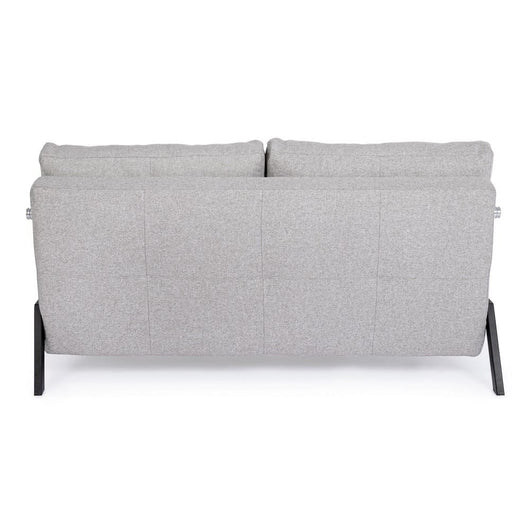 Divano Letto 2 Posti Acciaio Beige Moderno da Interno - ASHTON