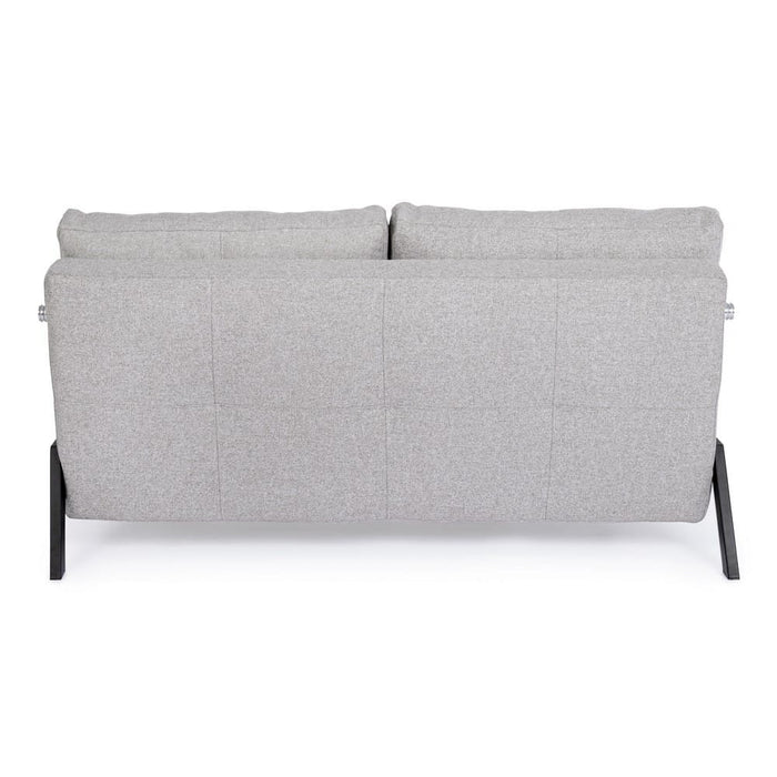 Divano Letto 2 Posti Acciaio Beige Moderno da Interno - ASHTON