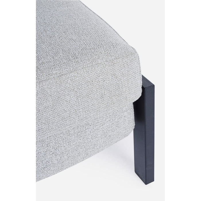 Divano Letto 2 Posti Acciaio Beige Moderno da Interno - ASHTON