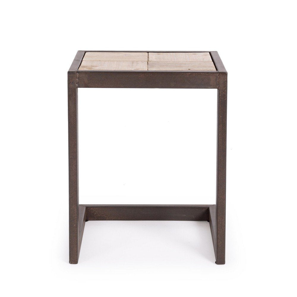 Sgabello Legno Nero Industriale da Interno H47 - ARCHIE