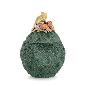 Decorazione Camaleonte Poliresina Verde da Interno H35,5 - ANYA Colore: Verde