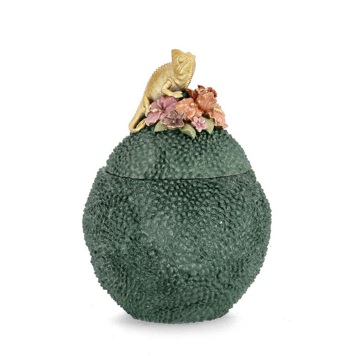 Decorazione Camaleonte Poliresina Verde da Interno H35,5 - ANYA Colore: Verde