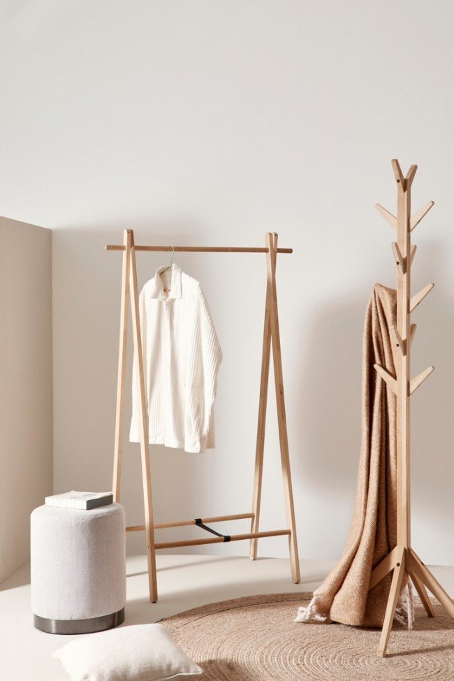 Tappeto in Iuta Naturale 180 cm Boho da Interno - ANDERSON Colore: Nero