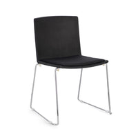 Set 4 Sedie Resina Verde Moderne da Interno - AMARA Colore: Antracite