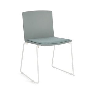 Set 4 Sedie Resina Verde Moderne da Interno - AMARA Colore: Verde