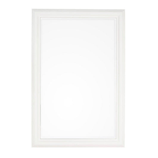 Specchio Legno Bianco Classico da Parete 60x90 cm - ALLEN Colore: Bianco
