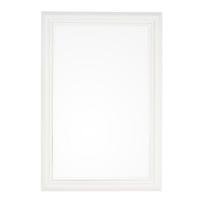 Specchio Legno Bianco Classico da Parete 60x90 cm - ALLEN Colore: Bianco