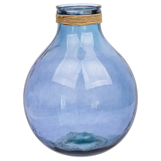 Vaso in Vetro Blu Moderno da Interno H47,5 cm - ALI Colore: Blu