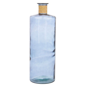 Vaso in Vetro Rosa Stile Boho H79 cm - ALIYAH Colore: Blu