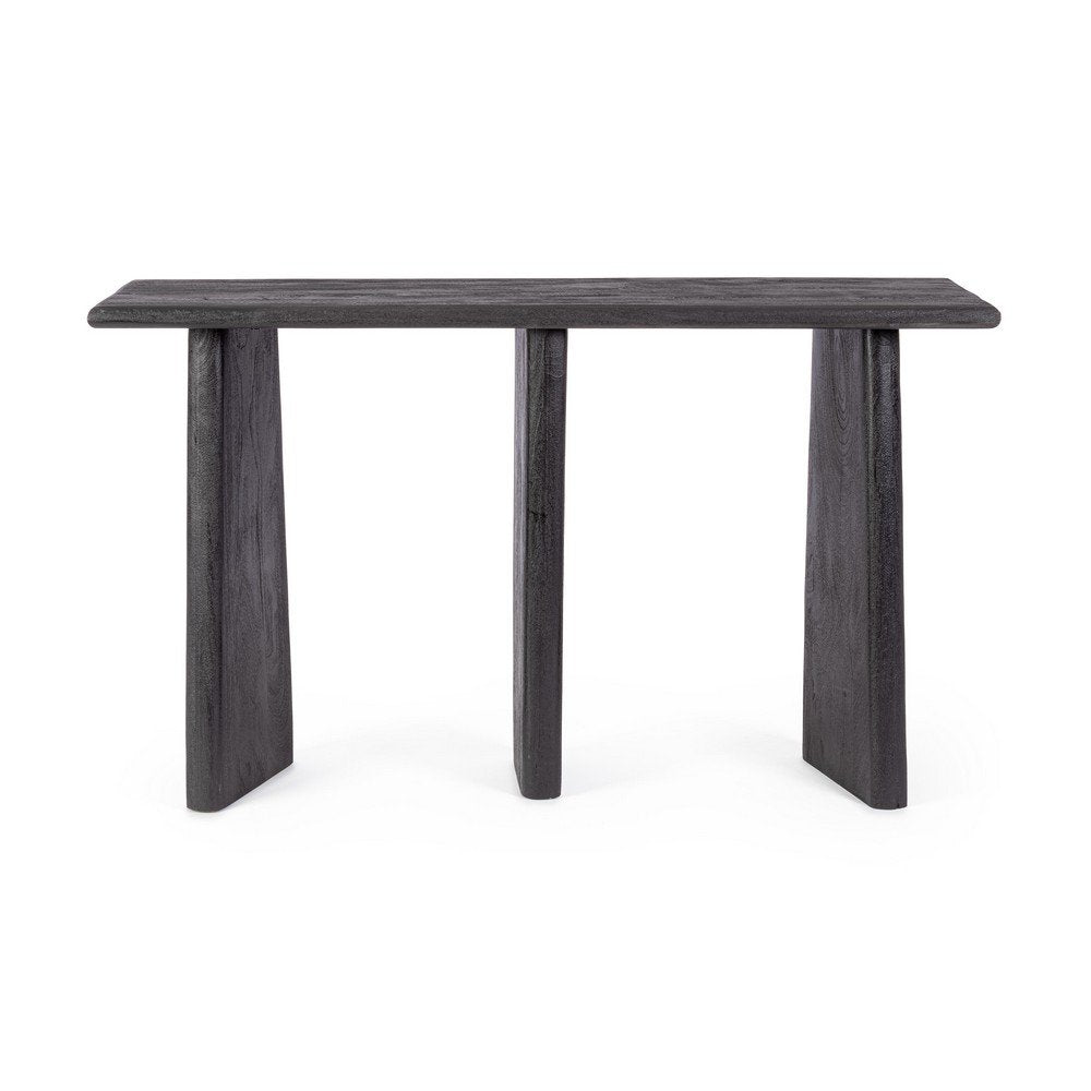 Consolle Legno Nero Moderna da Interno 130x40 - ALEXIA