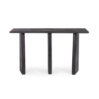 Consolle Legno Nero Moderna da Interno 130x40 - ALEXIA