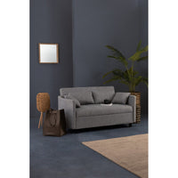 Set 2 Lanterne Treppiede in Rattan Marrone Boho da Interno - ALEXANDER