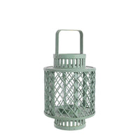 Set 4 Lanterne in Bamboo Verde Boho da Esterno - AHMED