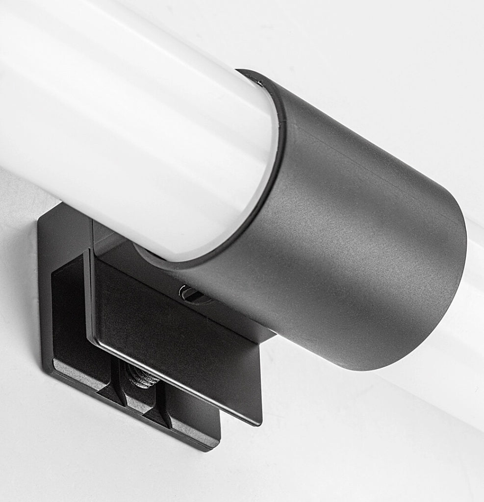 Applique bagno LED 6W Zain nera 40 cm IP44 Rabalux