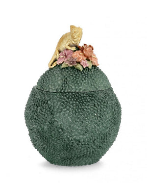 Decorazione Camaleonte Poliresina Verde da Interno H35,5 - ANYA Colore: Verde