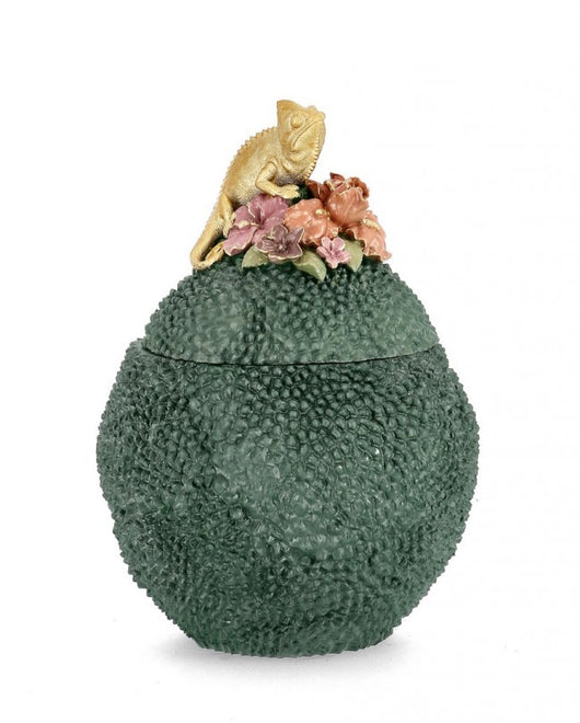 Decorazione Camaleonte Poliresina Verde da Interno H35,5 - ANYA Colore: Verde