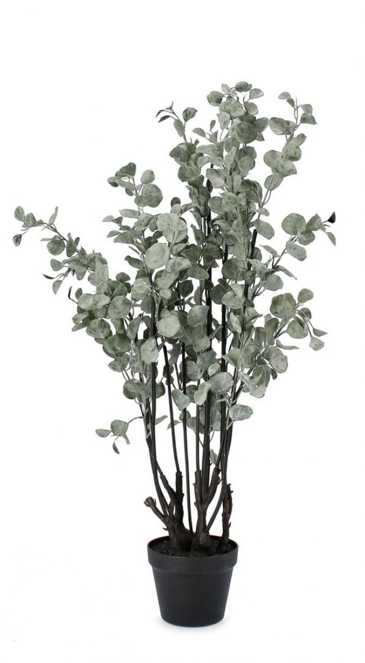 Set 2 Piante Finte in Plastica Verde da Interno H110 cm - EUCALIPTO Dimensione: H110, Colore: Verde