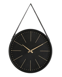 Orologio da Parete Bianco Moderno da Interno 40x66 cm - SIL Colore: Nero