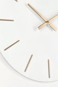 Orologio da Parete Bianco Moderno 60 cm - TIME Colore: Nero