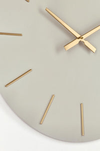 Orologio da Parete Bianco Moderno 60 cm - TIME Colore: Nero