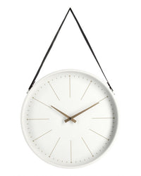 Orologio da Parete Bianco Moderno da Interno 40x66 cm - SIL Colore: Bianco