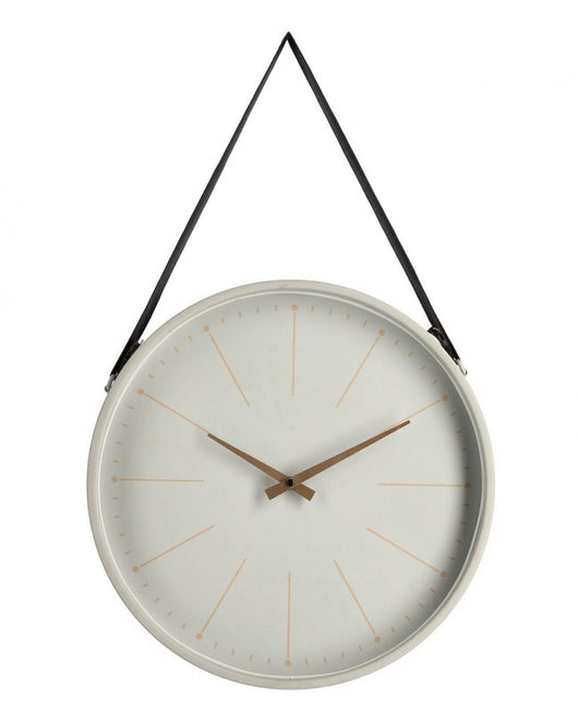 Orologio da Parete Bianco Moderno da Interno 40x66 cm - SIL Colore: Tortora