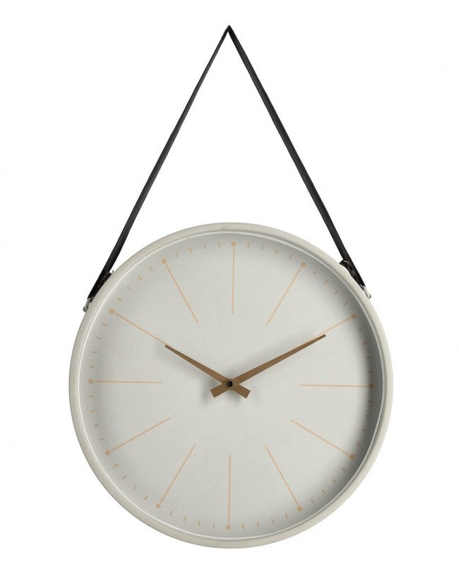 Orologio da Parete Bianco Moderno da Interno 40x66 cm - SIL Colore: Tortora