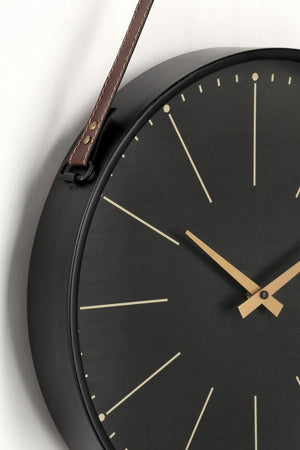 Orologio da Parete Bianco Moderno da Interno 40x66 cm - SIL Colore: Nero