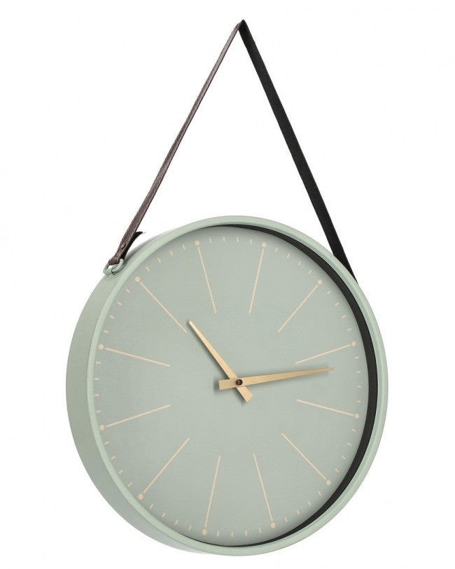 Orologio da Parete Bianco Moderno da Interno 40x66 cm - SIL Colore: Verde Acqua