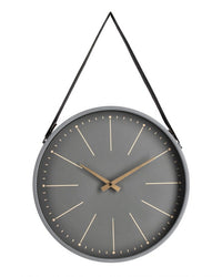 Orologio da Parete Bianco Moderno da Interno 40x66 cm - SIL Colore: Grigio